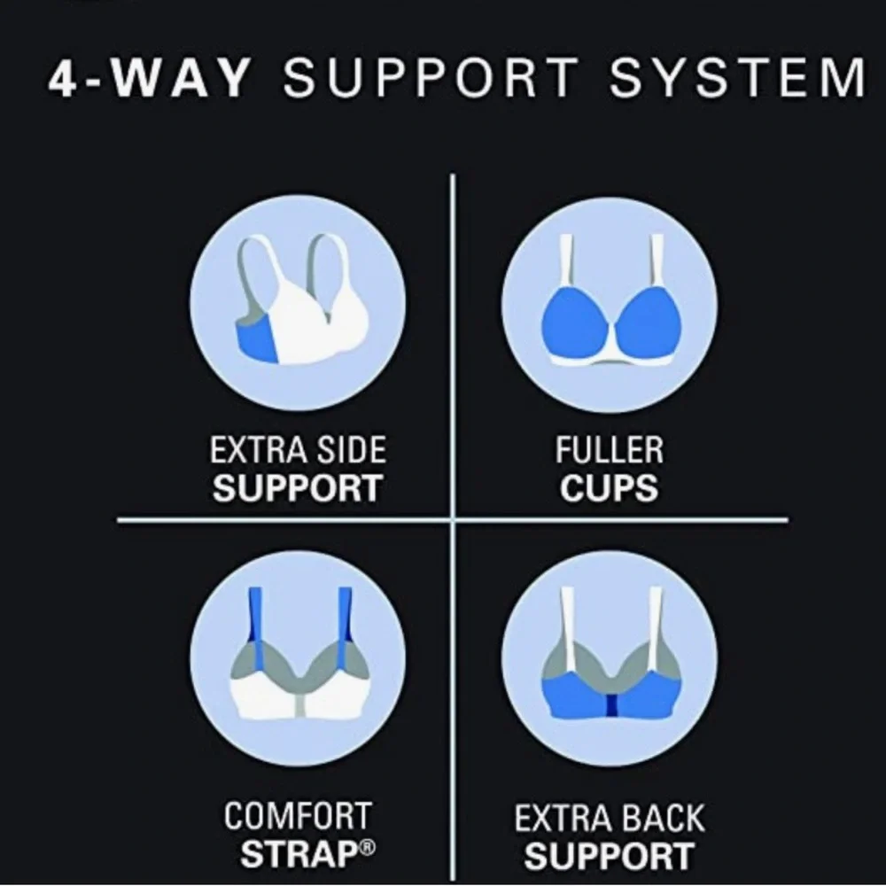 Playtex 4803 Silky Soft‎ Smoothing Bra